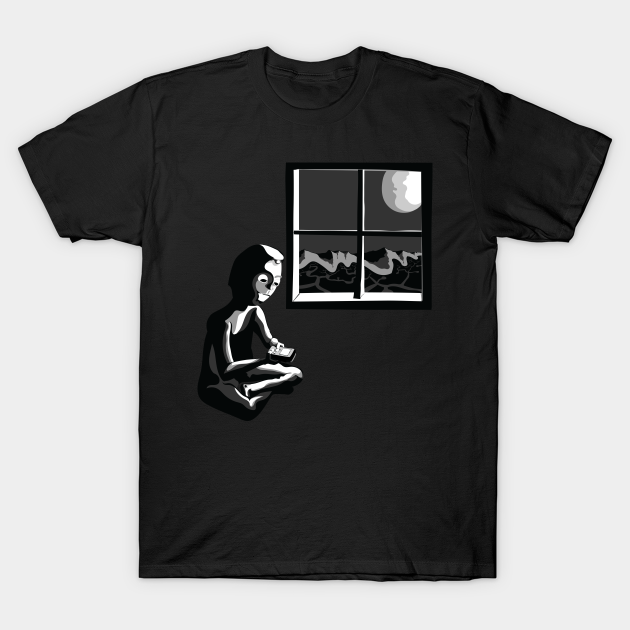 Latenight Gamer No BG - Gameboy - T-Shirt | TeePublic